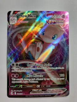 Mew Vmax 114/264 Fusion Strike NM Ultra Rare Pokemon Card Nesr Mint - Image 1