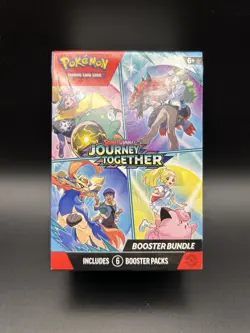 Pokemon TCG Journey Together Booster Bundle Sealed - 6 Booster Packs - Image 1