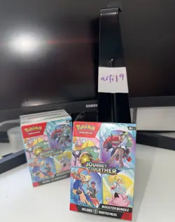 Pokemon TCG 2X Journey Together Booster Bundle Boxes (12 packs) NEW AND SEALED - Image 1