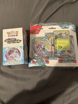 Pokemon TCG Journey Together Half Booster Box And Blister Bundle - Image 1