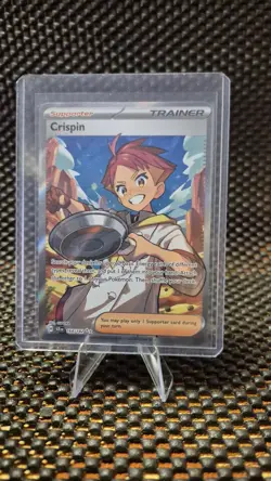 Pokemon TCG Crispin 164/142 Ultra Rare Stellar Crown Card M/Nm Condition - Image 1