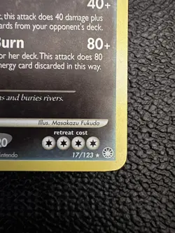 Tyranitar 17/123 Swirl Diamond & Pearl Mysterious Treasures Holo Pokemon LP - Image 5
