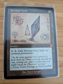 MTG Perilous Vault (Schematic Retro Frame) The Brothers' War M/NM Free UK P&P - Image 1