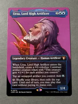 Urza, Lord High Artificer (Borderless) Commander Masters Regular NM - Image 1