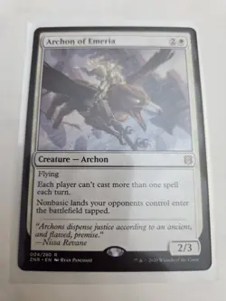 mtg, Archon of Emeria Zendikar Rising Regular NM - Image 1
