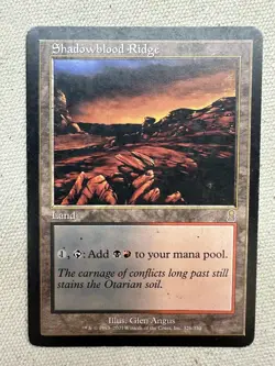 MTG Shadowblood Ridge 326/350 Odyssey Regular Rare - Image 1