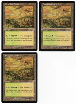 Sungrass Prairie x3 3x 2001 Odyssey Colorless Rare Land LP MTG AZ3 - Image 1