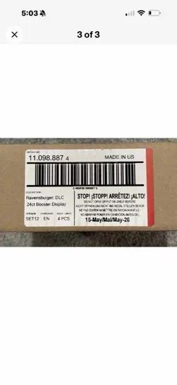 Disney Lorcana Wilds Unknown Booster Box Case - SEALED CASE 4X Booster Boxes !!! - Image 3