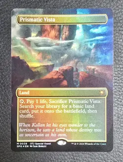 Prismatic Vista Borderless Foil MTG Special Guests Magic NM Card - Image 1