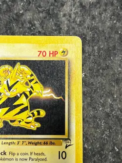 Electabuzz 24/130 - Base Set 2 Rare Vintage Pokemon Card LP - Image 4