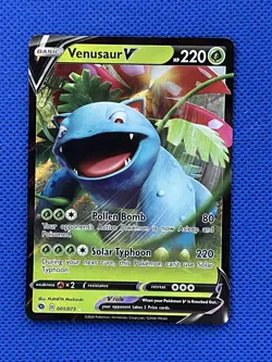 Pokemon 3 Card Set | Full Art Venusaur V, Ivysaur, Bulbasaur | Near Mint - Image 3