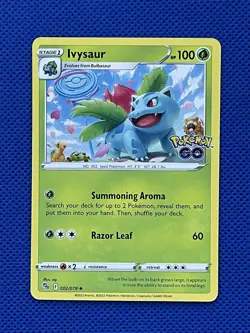 Pokemon 3 Card Set | Full Art Venusaur V, Ivysaur, Bulbasaur | Near Mint - Image 4