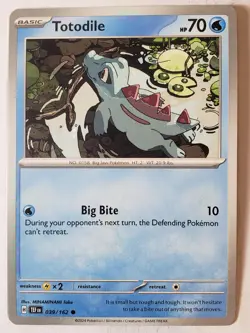 Totodile 039/162 NM - B1G1F - Temporal Forces Pokemon Card $2 Combined Shipping - Image 1