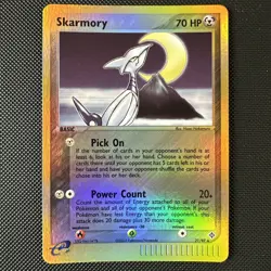 Skarmory Dragon 21/97 Rare Reverse Holo Pokemon Card - LP - Image 1
