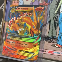 Pokemon Mega M Charizard EX Ultra Rare TCG Card 13/108 - Image 2