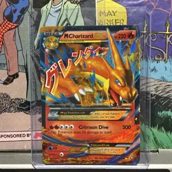 Pokemon Mega M Charizard EX Ultra Rare TCG Card 13/108 - Image 4