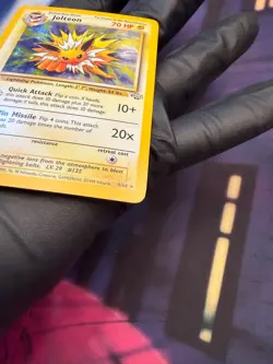 Jolteon 4/64 Holo Rare Jungle WOTC Pokemon Card VLP - Image 2