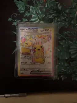 Pikachu EX 219/191SV08: Surging Sparks Holo Card NM Condition - Image 1