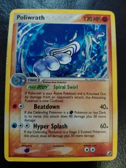 Poliwrath 11/115 Holo Rare Ex Unseen Forces Collectible Pokemon Card Nintendo - Image 1