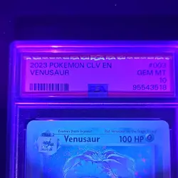 Pokemon TCG CLV Trading Card Game Classic Venusaur 003/034 PSA 10 Holo EN - Image 3