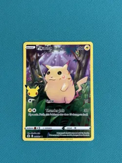 Pokemon Pikachu TCG Holo Rare Card Celebrations 005/025 LP Condition - Image 1