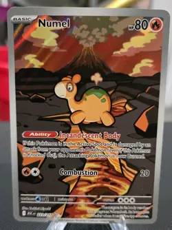 Pokemon TCG Numel 223/217 Ascended Heroes Illustration Rare NM Card - Image 3