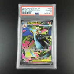 PSA 10 Mega Charizard X ex 109/094 Pokemon Phantasmal Flames Graded Card - Image 1