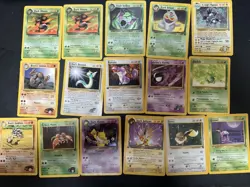 Vintage Pokemon Card Lot 16 WOTC Cards - Dark Hypno Holo, Lt Surges Magneton - Image 1