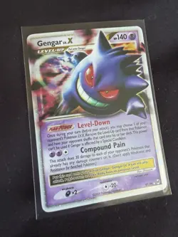 Pokemon Gengar LV X 97/99 Arceus Holo LP Rare Unlimited 2009 Nintendo - Image 1