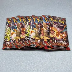 10x Pokemon Obsidian Flames Booster Packs New Factory Sealed Unweighed Cards - Image 1