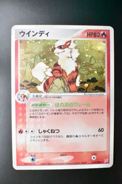 Arcanine 014/080 Magma VS Aqua 2003 Holo Rare Japanese Pokemon Card - Image 2