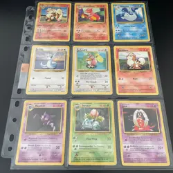 Vintage ⭐Complete Pokemon Base Set Common Uncommon Cards 1999⭐Pokemon Base set - Image 1