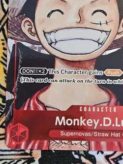 P-001 Monkey D. Luffy 25th Anniversary Premium Card Collection One Piece NM - Image 3