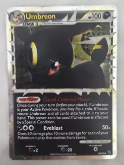 Umbreon Prime 86/90 Undaunted Holo Ultra Rare 100 HP ENG 2010 - Image 1