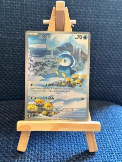 Pokemon Piplup 098/094 Illustration Rare Me02: Phantasmal Flames Holo NM/M - Image 1