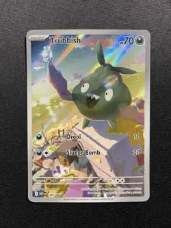 The Pokemon Company Trubbish Pokemon TCG Illustration Rare Full Art Holo 140/086 - Image 1