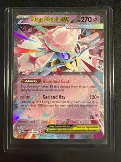 Pokemon TCG Mega Diancie ex 041/094 ME02 Phantasmal Flames Double Rare - Image 1