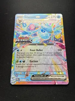 Pokemon: Glaceon ex 026/131 (Prismatic Evolution Stamped) - Image 2