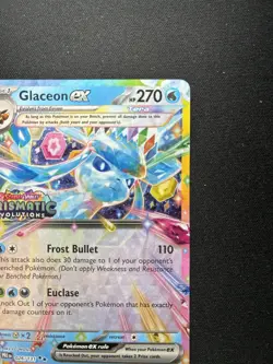 Pokemon: Glaceon ex 026/131 (Prismatic Evolution Stamped) - Image 3