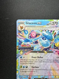 Pokemon: Glaceon ex 026/131 (Prismatic Evolution Stamped) - Image 4