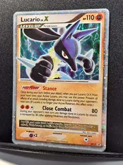 Lucario LV.X DP12 Diamond and Pearl Holo Promo 2007 - MP - Pokemon TCG - Image 2