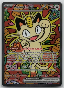 Meowth ex 121/088 (NM) - ME03: Perfect Order - Special Illustration Rare Pokemon - Image 1