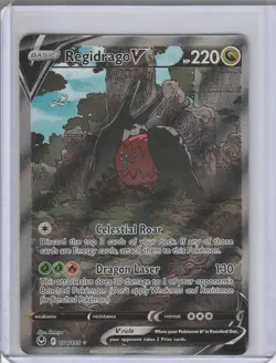 2022 POKEMON #184/195 REGIDRAGO V SW/SH SILVER TEMPEST ALTERNATE FULL ART HOLO - Image 1