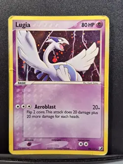 Lugia 29/115 EX Unseen Forces Cosmos Holo 2005 - DMG Crease - Pokemon TCG - Image 1