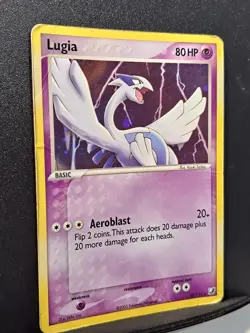 Lugia 29/115 EX Unseen Forces Cosmos Holo 2005 - DMG Crease - Pokemon TCG - Image 3