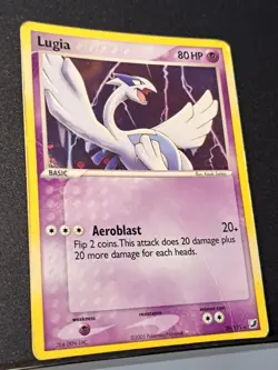 Lugia 29/115 EX Unseen Forces Cosmos Holo 2005 - DMG Crease - Pokemon TCG - Image 5