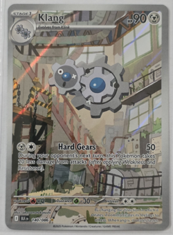 Klang 140/086 Holo Illustration Rare Black Bolt Pokemon NM - Image 1