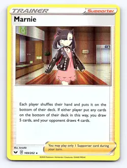 2020 Pokemon Play! Marnie Prize Pack Series 1 169 Holo - Image 1
