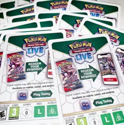pokemon code cards Phantasmal Flames lot Of 100 - Image 1