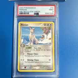 Nintendo Pokemon TCG Persian 44/112 EX FireRed & LeafGreen PSA 9 EN 2004 - Image 1